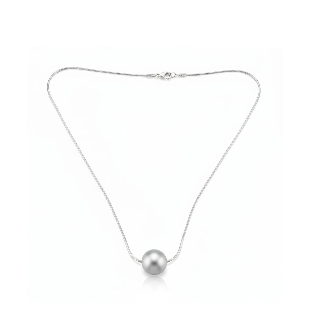 Sterling Silver 7mm Ball Bead Necklet - Irish Gifts